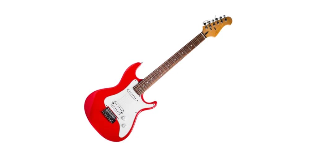 Electric guitar used in school guitar lessons